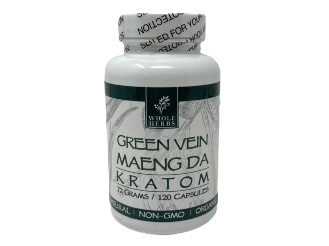 WHOLE HERBS KRATOM 120 CAP