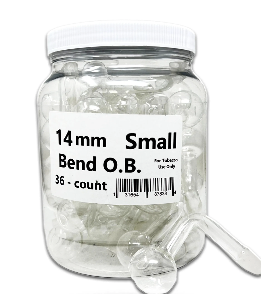 18MM L BEND SLIDE OIL BURNER 35CT JAR YG6643