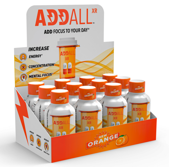 ADDALL XR SHOTS BOTTLES ORANGE BOX OF 12