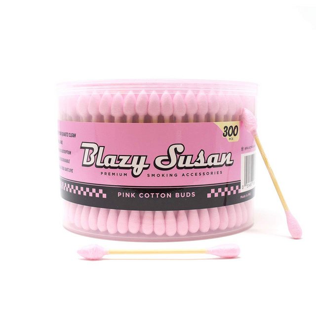 BLAZY SUSAN PINK COTTON BUDS 300 COUNT
