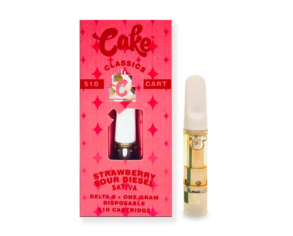 CAKE STRAWBER SOUR DIESEL SATIVA DELTA 8