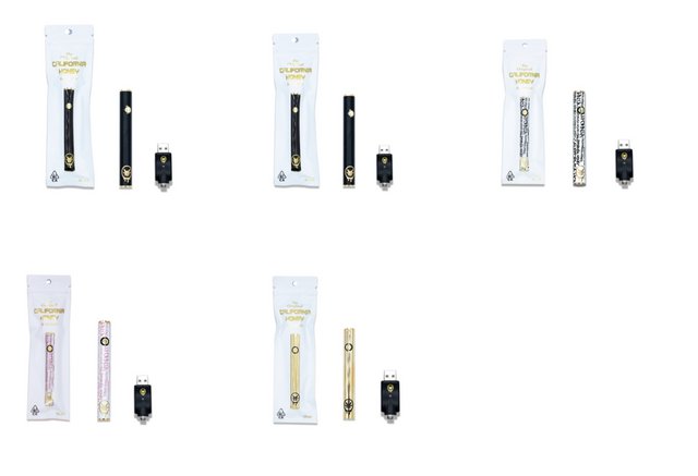 CALIFORNIA HONEY BATTERY 350MAH MIX COLOR