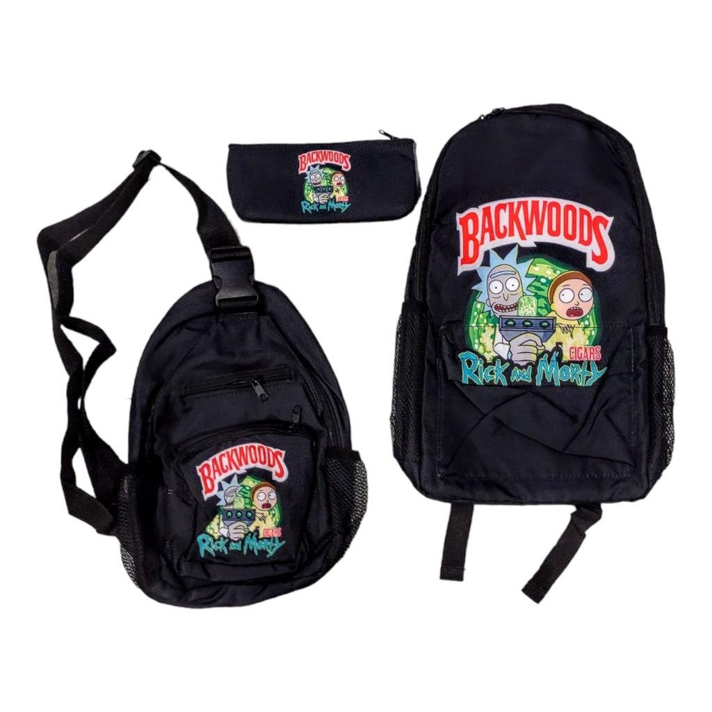 COOKIES/ RICK N MORTY/ BACKWOOD PACKBAGS