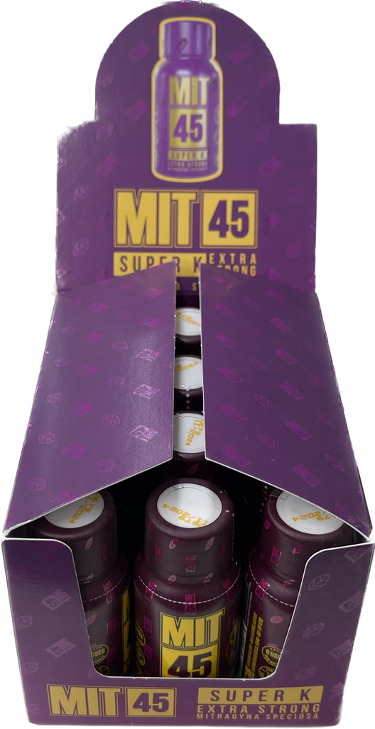 MIT 45 SUPER K EXTRA STRONG LIQUID KRATOM SHOT 12PK 15ML