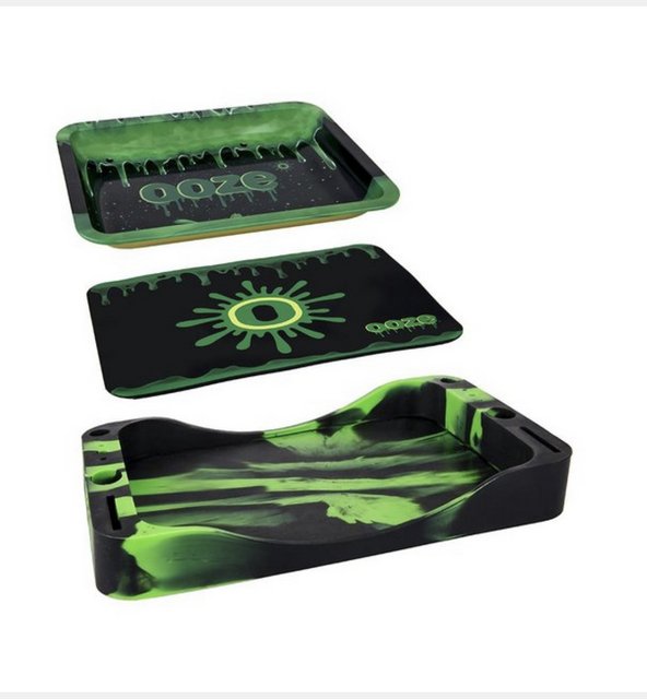 OOZE DAB DEPOT TRAY 3 IN 1 BUNDLE ULTIMATE WORKSTATION