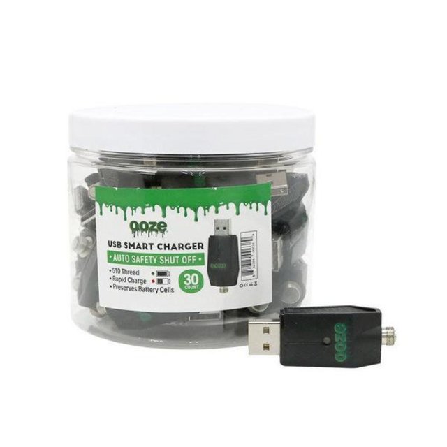 OOZE USB SMART CHARGER AUTO SAFETY SHUT OFF 30 CT