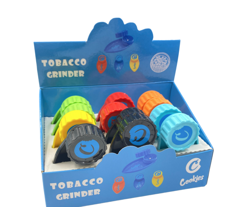 PLASTIC GRINDER WITH SMALL FUNNEL 12PCS GR227
