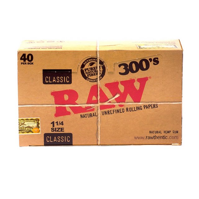 RAW CLASSIC 300S 11/4 SIZR 40 PER BOX