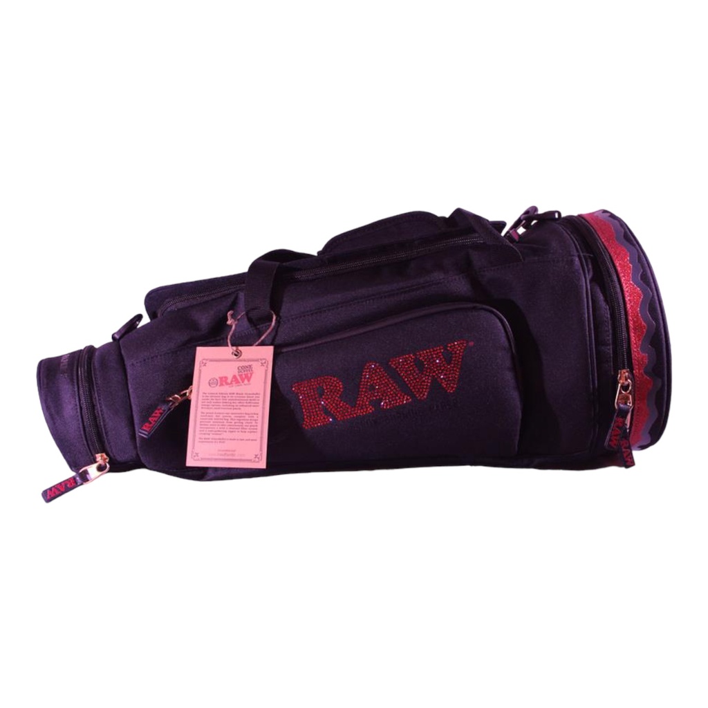 RAW X ROLLING CONE DUFFEL BAG BLACK