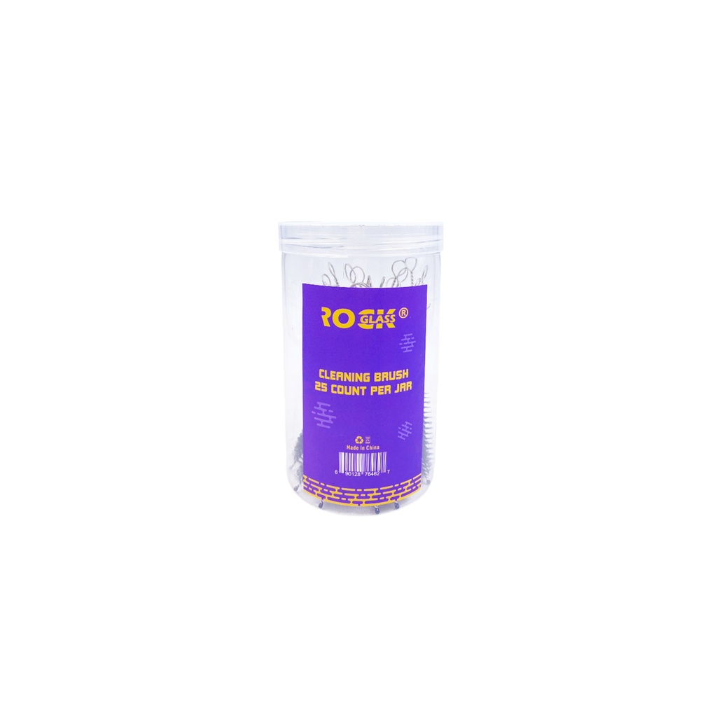 ROCK GLASS CLEANING BRUSH IN JAR 25PCS NZ5598
