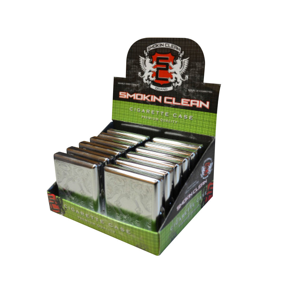 SMOKIN CLEAN CIGARETTE CASE PREMIUM QUALITY 12 CT-KING