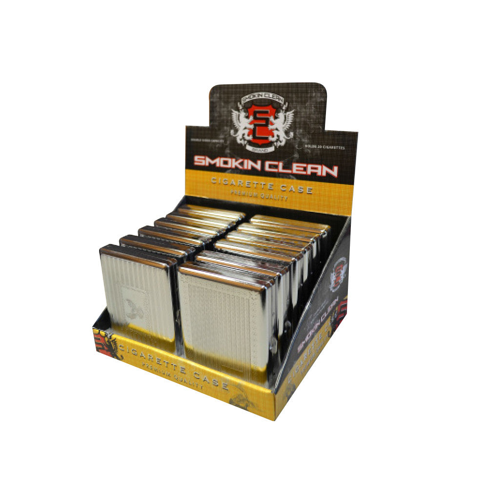 SMOKIN CLEAN CIGARETTE CASE PREMIUM QUALITY 12CT-S