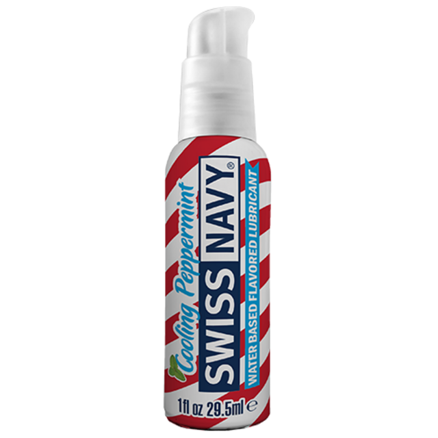 SWISS NAVY 1OZ WATER BASE LUBRICANT COOLING PEPPERMINT
