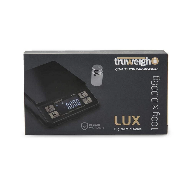 TRUWEIGH LUX DIGITAL MINI SCALE 100 G X 0.005 G BLACK