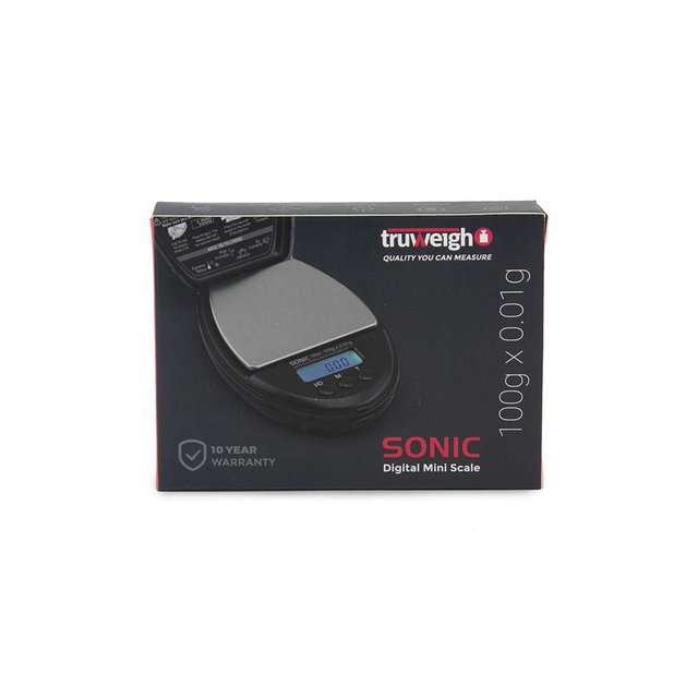TRUWEIGH SONIC DIGITAL MINI SCALE 100 G X 0.01 G BLACK