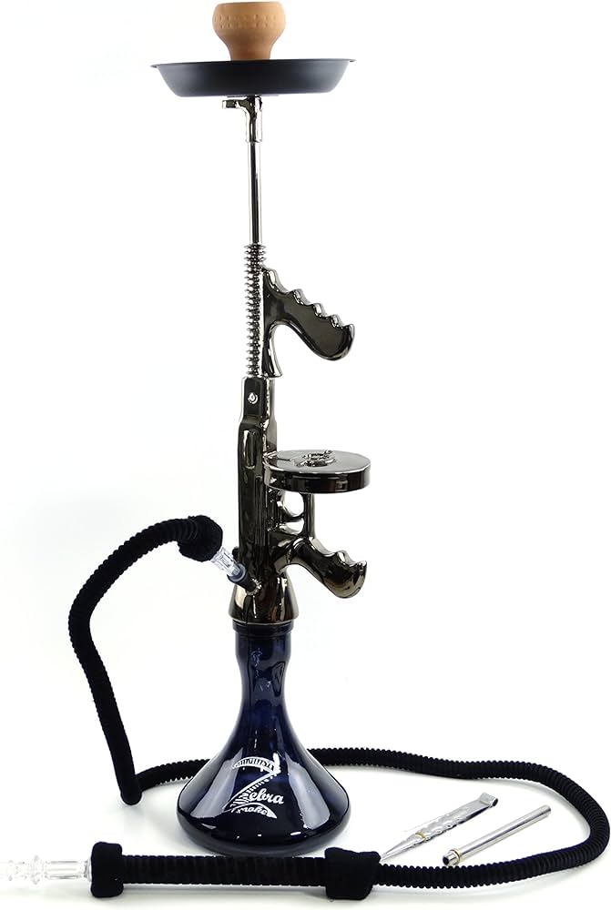 ZEBRA CHICAGO GUN HOOKAH