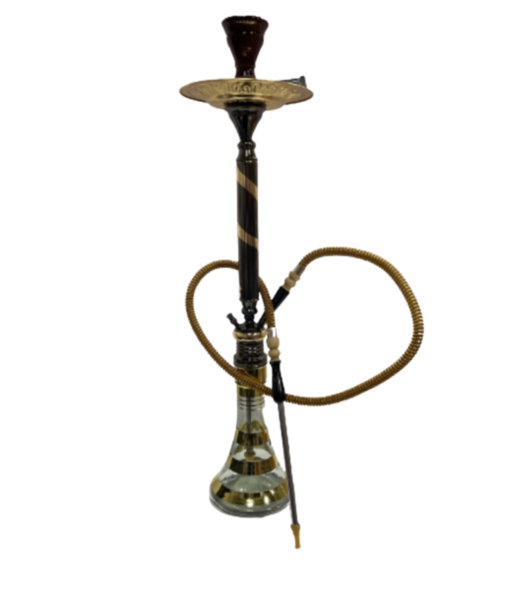 ZEBRA PYRAMID HOOKAH W/CARRYING CASE