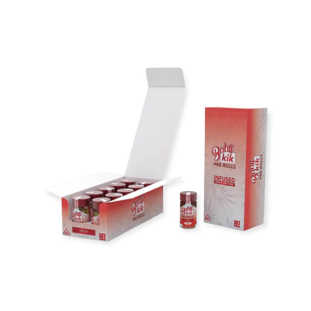 BABY KIK 0.5GM D8+HHC+THC-P PREPROLLS 5CT