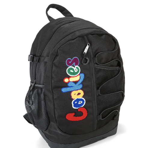 COOKIES SMELL PROOF "THE BUNGEE" NYLON BACKPACK W/ CHENILLE LETTERING