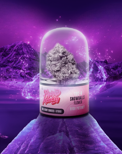 FLYING MONKEY THC-A SNOWBALLS FLOWER 5GM JAR
