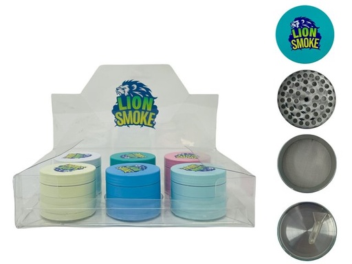 LION SMOKE GRINDER 6PCS