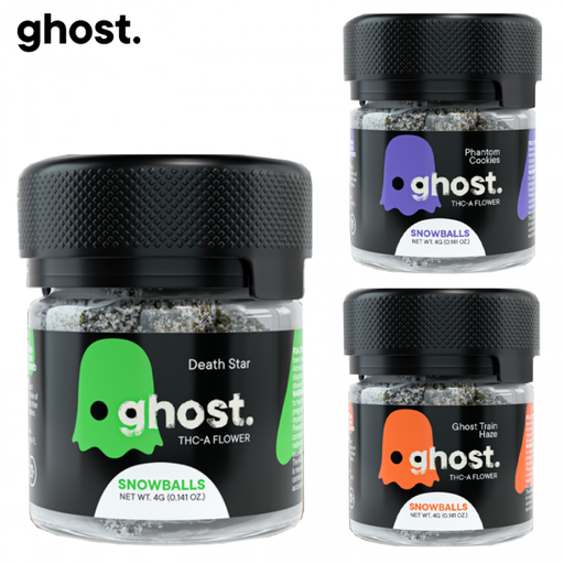 GHOST SNOWBALLS THC-A FLOWER 4GM JAR
