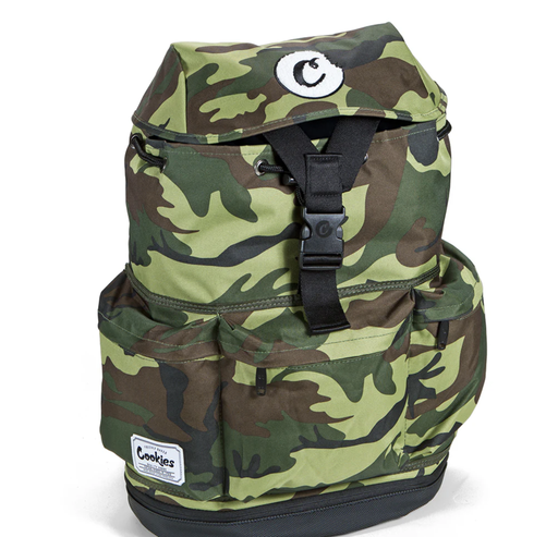 [UTILIT-20469] UTILITY RUCKSACK CANVAS "SMELL PROOF" BACKPACK W/ CHENILLE LOGO