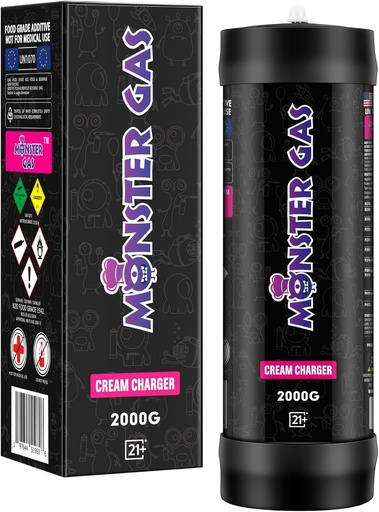 MONSTER GAS WHIPPED CREAM CHARGER NITROUS OXIDE TANK CYLINDER