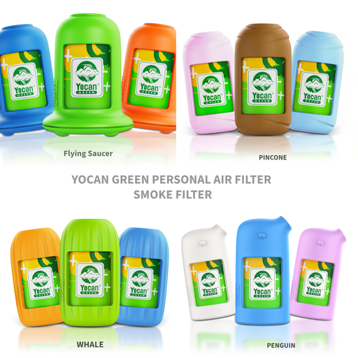 YOCAN GREEN PERSONAL AIR FILTER SMOKE FILTER