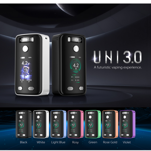 YOCAN UNI 3.0 650MAH UNIVERSAL PORTABLE PREHEAT BOX MOD WITH DIGITAL SCREEN