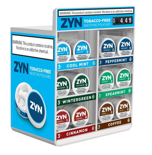 ZYN NICOTINE DISPLAY