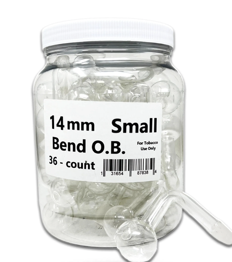 18MM L BEND SLIDE OIL BURNER 35CT JAR YG6643