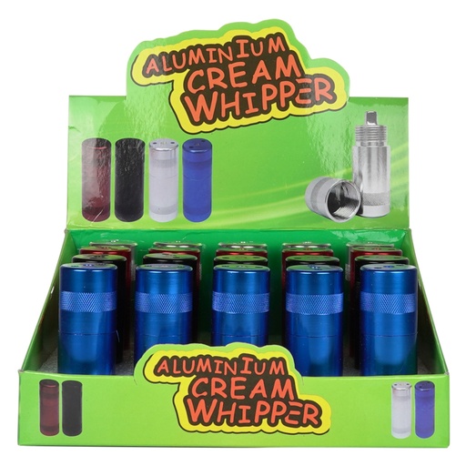 [INTREF0000094] ALUMINUM BULLET CONTAINER CREAM WHIPPER 20CT
