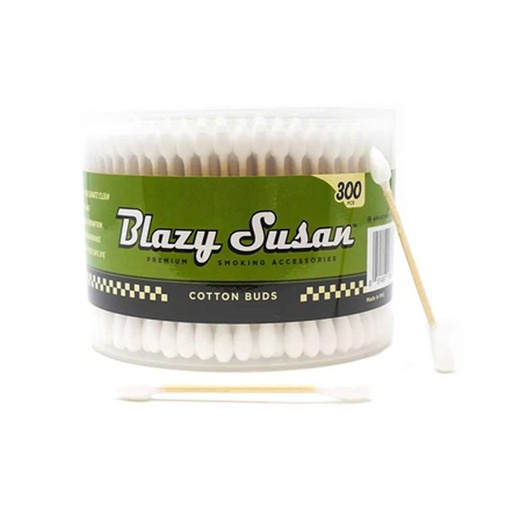 [INTREF0000133] BLAZY SUSAN WHITE COTTON BUDS 300 COUNT