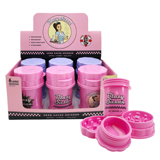 [BLAZY -17948] BLAZY SUSAN X HERBSAVER LARGE GRINDER 6 PCS