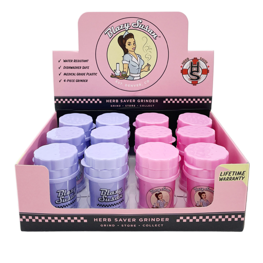 [BLAZY -17950] BLAZY SUSAN X HERBSAVER MINI GRINDER 12 PCS