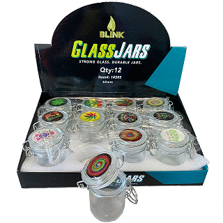 [BLINK -04962] BLINK GLASS JARS 55MM 12CT