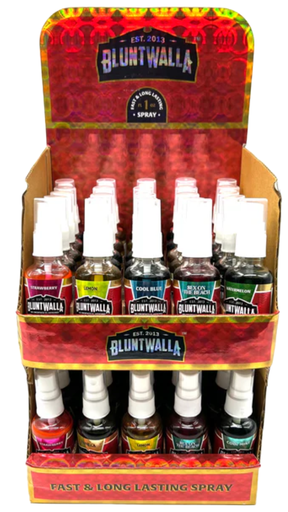 [BLUNTW-23222] BLUNTWALLA AIR FRESHENER SPRAY  1 OZ 50 PCS PER BOX