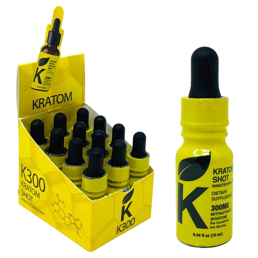 [K300 K-11701] K300 KRATOM SHOT 10ML BOX OF 12