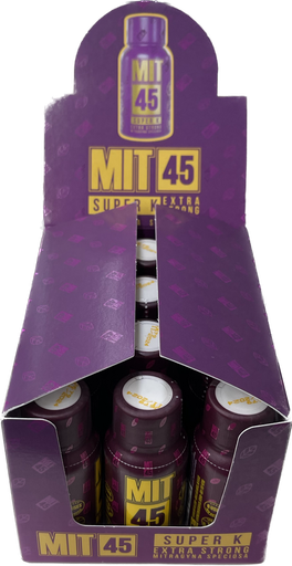[MIT45 -05370] MIT 45 SUPER K EXTRA STRONG LIQUID KRATOM SHOT 12PK 15ML