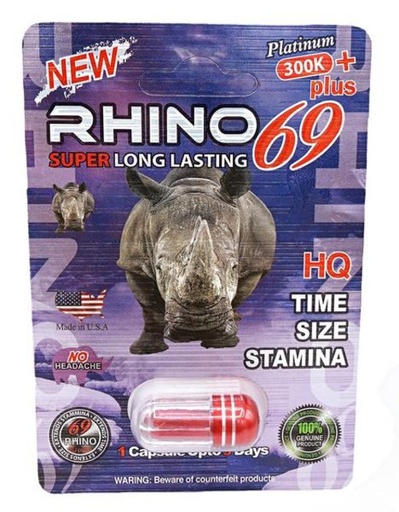 [INTREF0000776] NWE RHINO 69+600K SUPER LONG LASTING , 24 PER BOX+990K+300K+475K