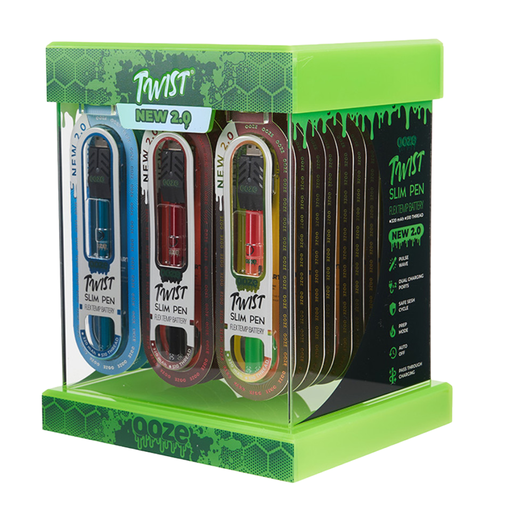 [OOZE S-17179] OOZE SLIM TWIST 2.0 STACKABLE ASSORTED DISPLAY-24 COUNT