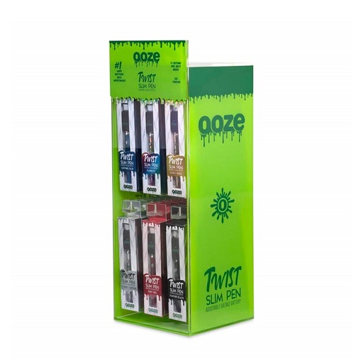 [OOZE Q-10418] OOZE SLIM TWIST 2.0 STACKABLE ASSORTED DISPLAY-48 COUNT