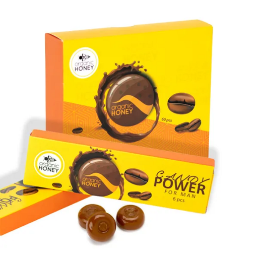 [ORGANI-17656] ORGANIC HONEY CANDY FOR MEN POWER 6CT BOX OF 10