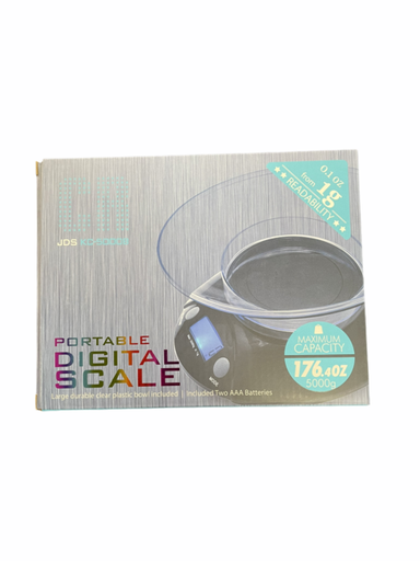 [INTREF0000911] PORTABLE DIGITAL SCALE JDS KC.5000B MAX CAPACITY 176.4 OZ