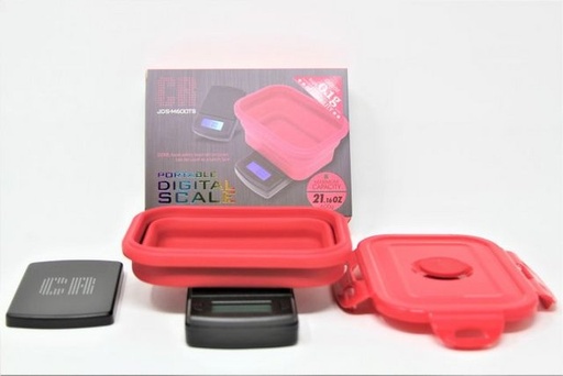 [INTREF0000914] PORTABLE DIGITAL SCALE JDS M600TS MAX CAPACITY 21.16 OZ 350 ML FOOD SAFETY LEVEL SILICON BOWL