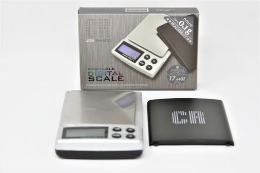 [INTREF0000919] PORTABLE DIGITAL SCALE JDS SM-500 MAX CAPACITY 17.64 OZ