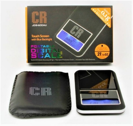 [INTREF0000926] PORTABLE DIGITAL SCALE JDS-600AU MAX CAPACITY 21.16 OZ TOUCH SCREEN WITH BLUE BACKLIGHT