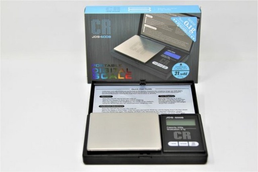[INTREF0000927] PORTABLE DIGITAL SCALE JDS600B MAX CAPACITY 21.16 OZ