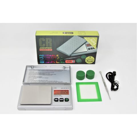 [INTREF0000930] PORTABLE DIGITAL SCALE JDS-DP200 DABBER KIT MAX CAPACITY 7.055 OZ